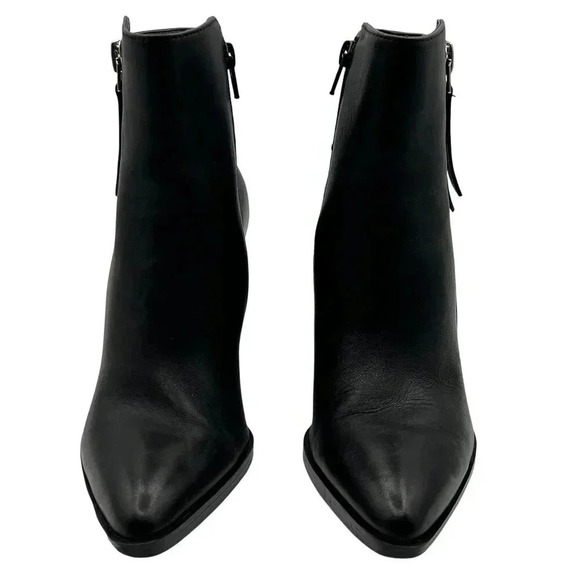 Naturalizer Rooney Womens 7M Booties Black Soft Leather Ankle Zipper Boots - Picture 7 of 15